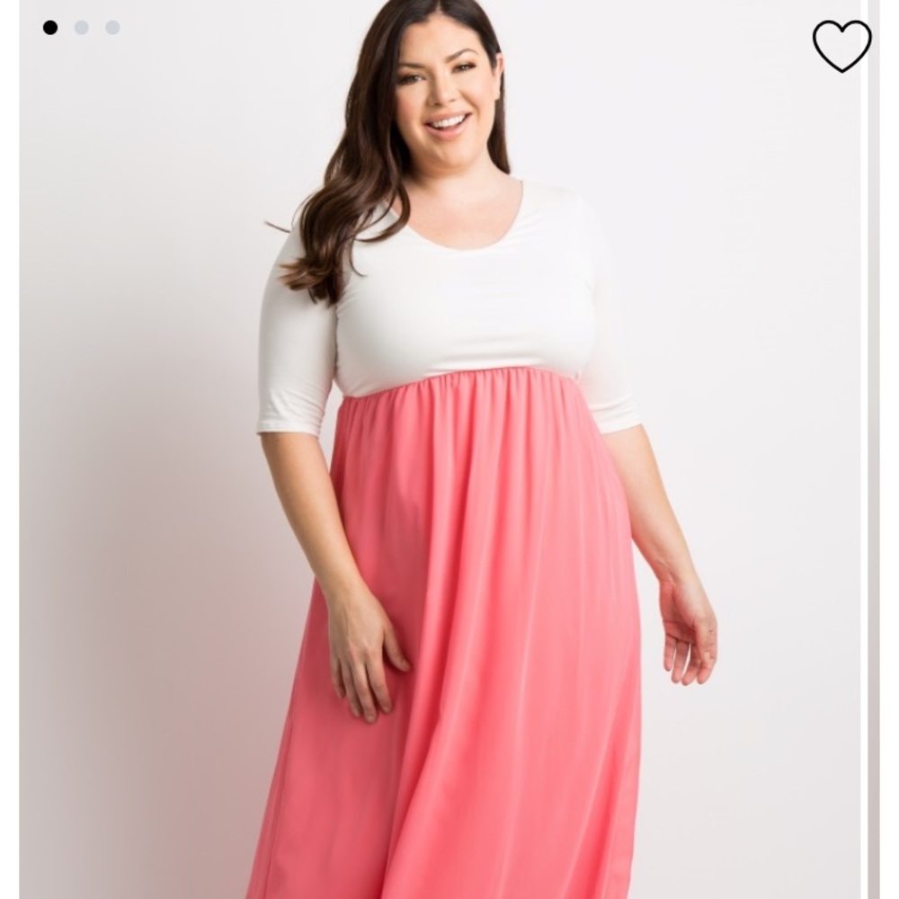 PinkBlush Maternity Color Block Dress